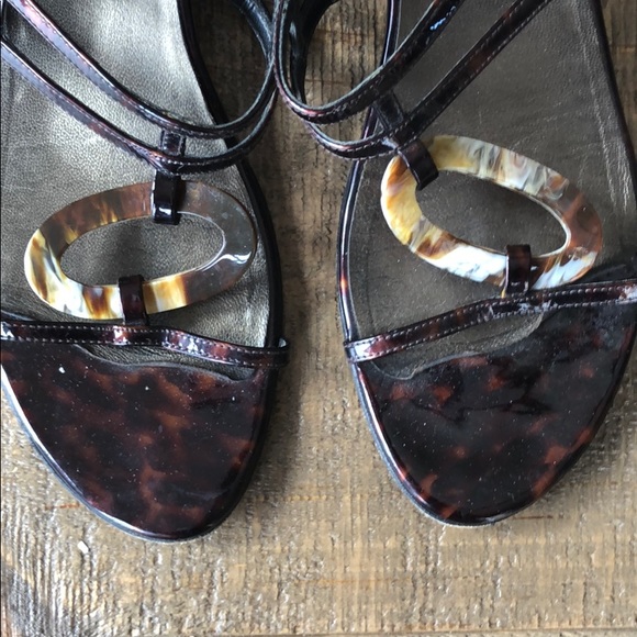 STUART WEITZMAN Turtle Shell Sandals - Picture 2 of 5